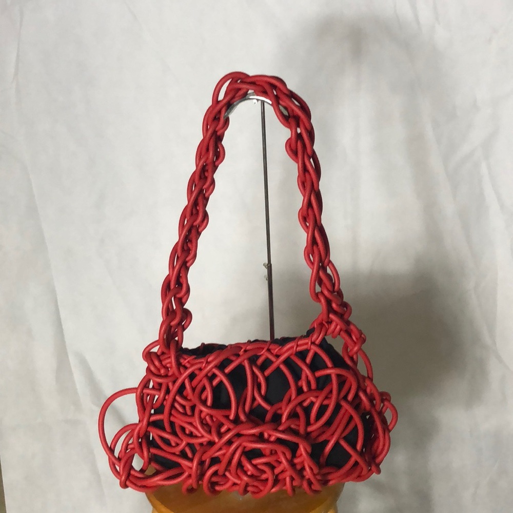 Red Neoprin Handbag